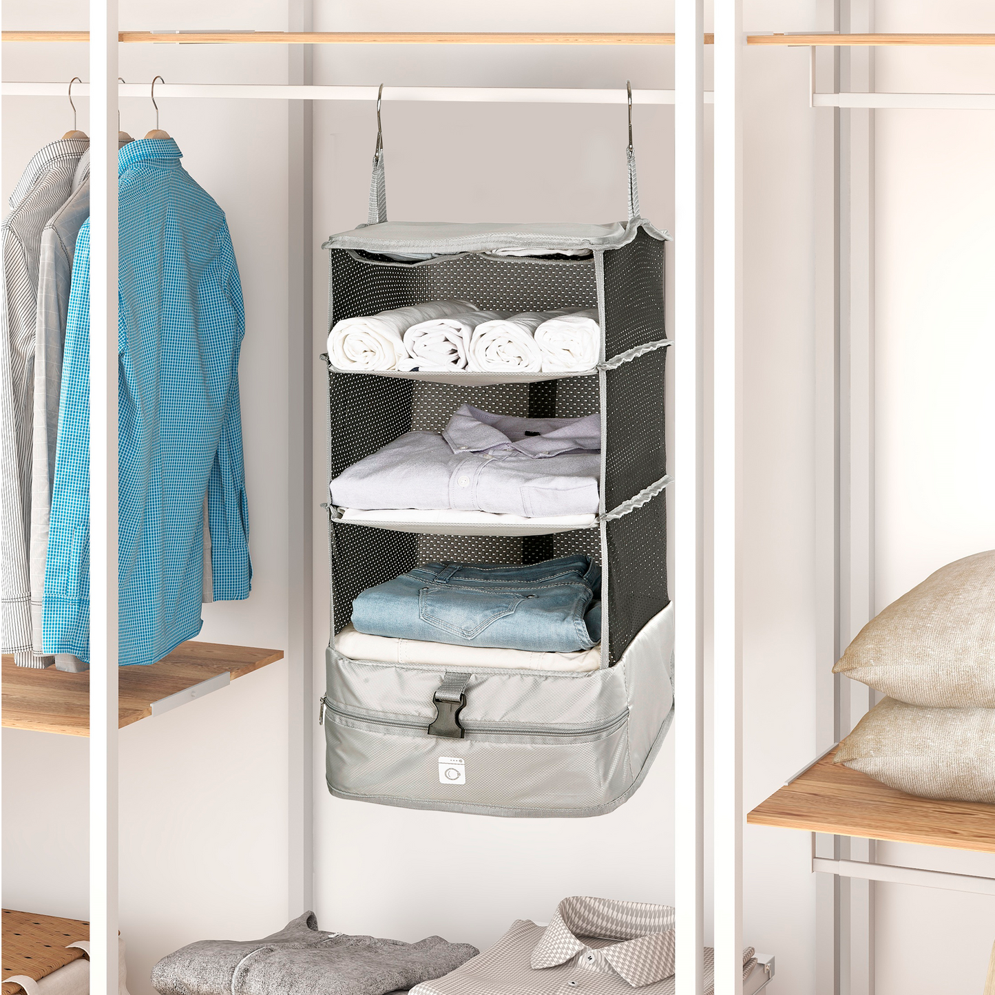Organizador De Maleta Viaje Carry All Travel Closet S Plegable Portátil Colgante