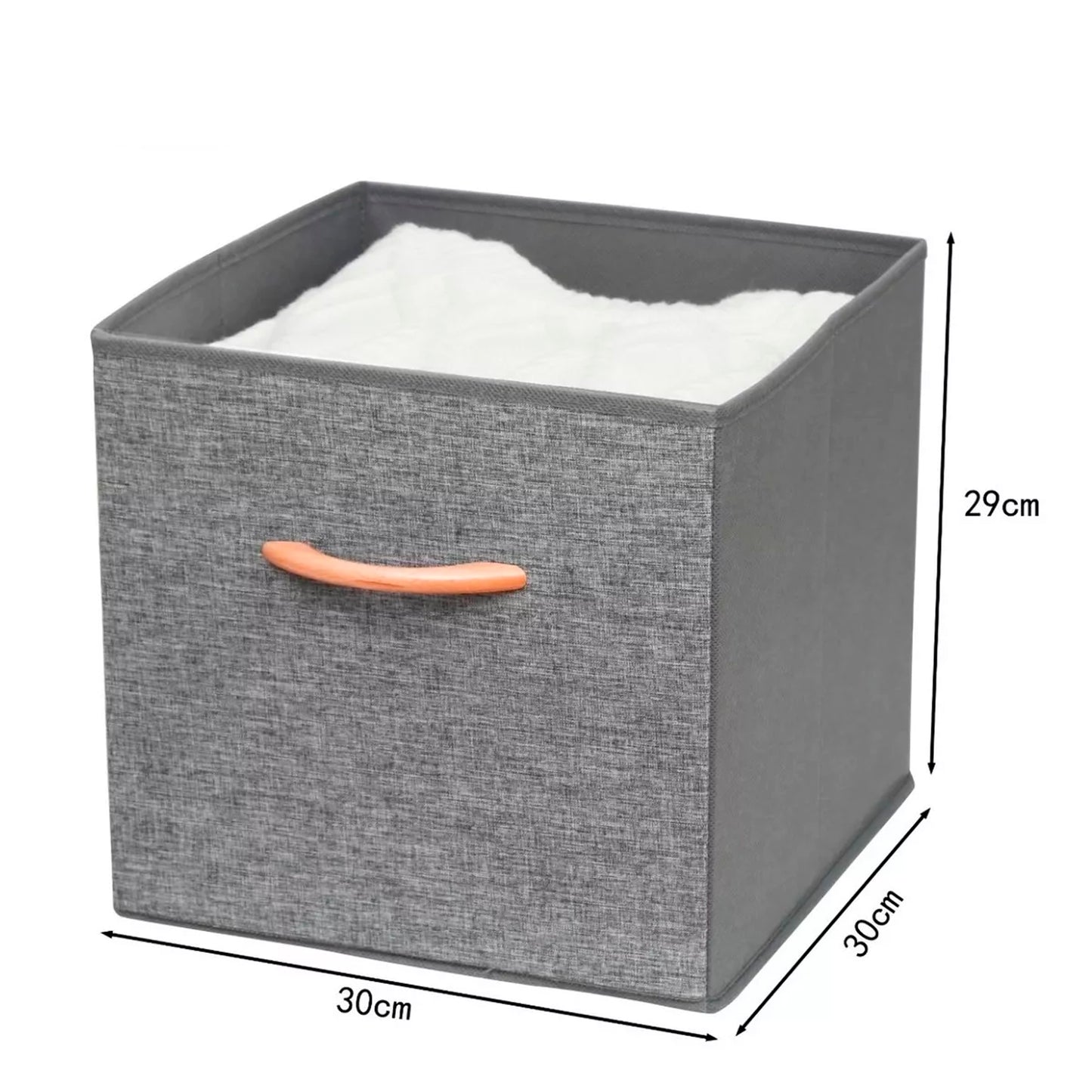 Pack 3 Cajas Cubo Organizadoras Carry All Closet Ropa Accesorios