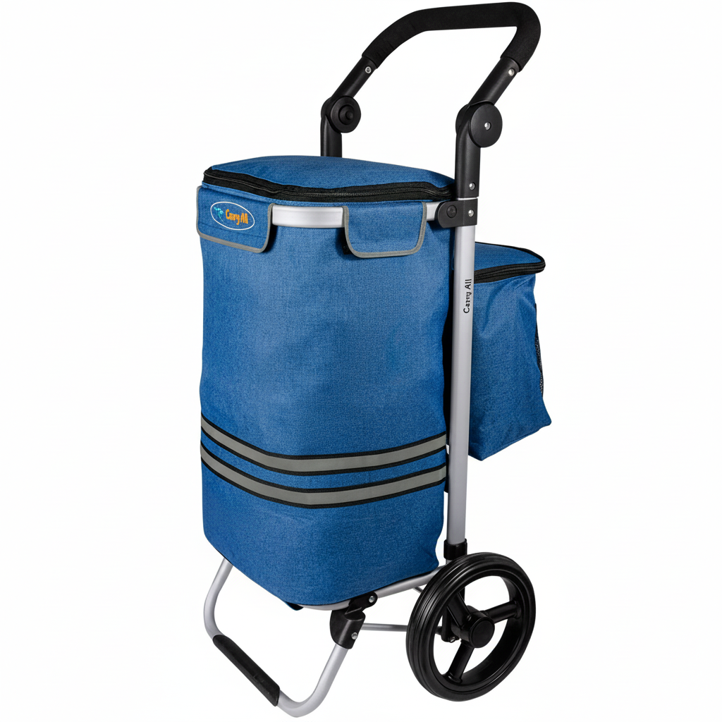 Carrito de Compra Plegable Carry All Perth 52 Litros Bolso Cooler Carro Feria