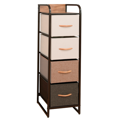 Velador Cajonera  Carry All 4 Cajones Arrimo Línea Four Seasons