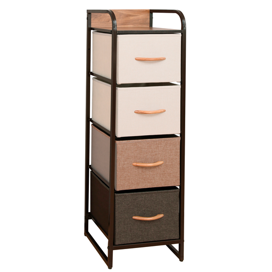 Velador Cajonera  Carry All 4 Cajones Arrimo Línea Four Seasons