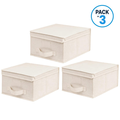 Pack 3 Cajas Organizadoras Carry All Plegables Closet Ropa S