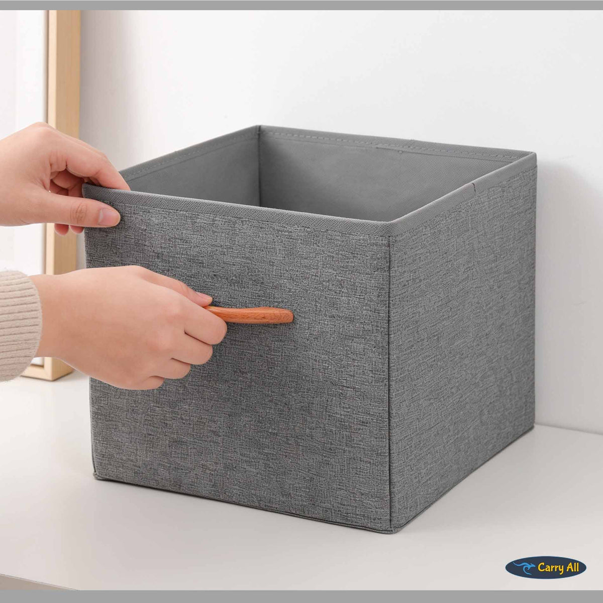 Pack 3 Cajas Cubo Organizadoras Carry All Closet Ropa Accesorios