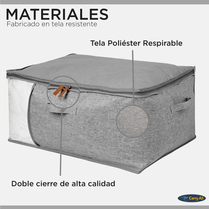 Bolso Organizador Almacenaje Jumbo 85 Litros Bolsa Ropa Cama