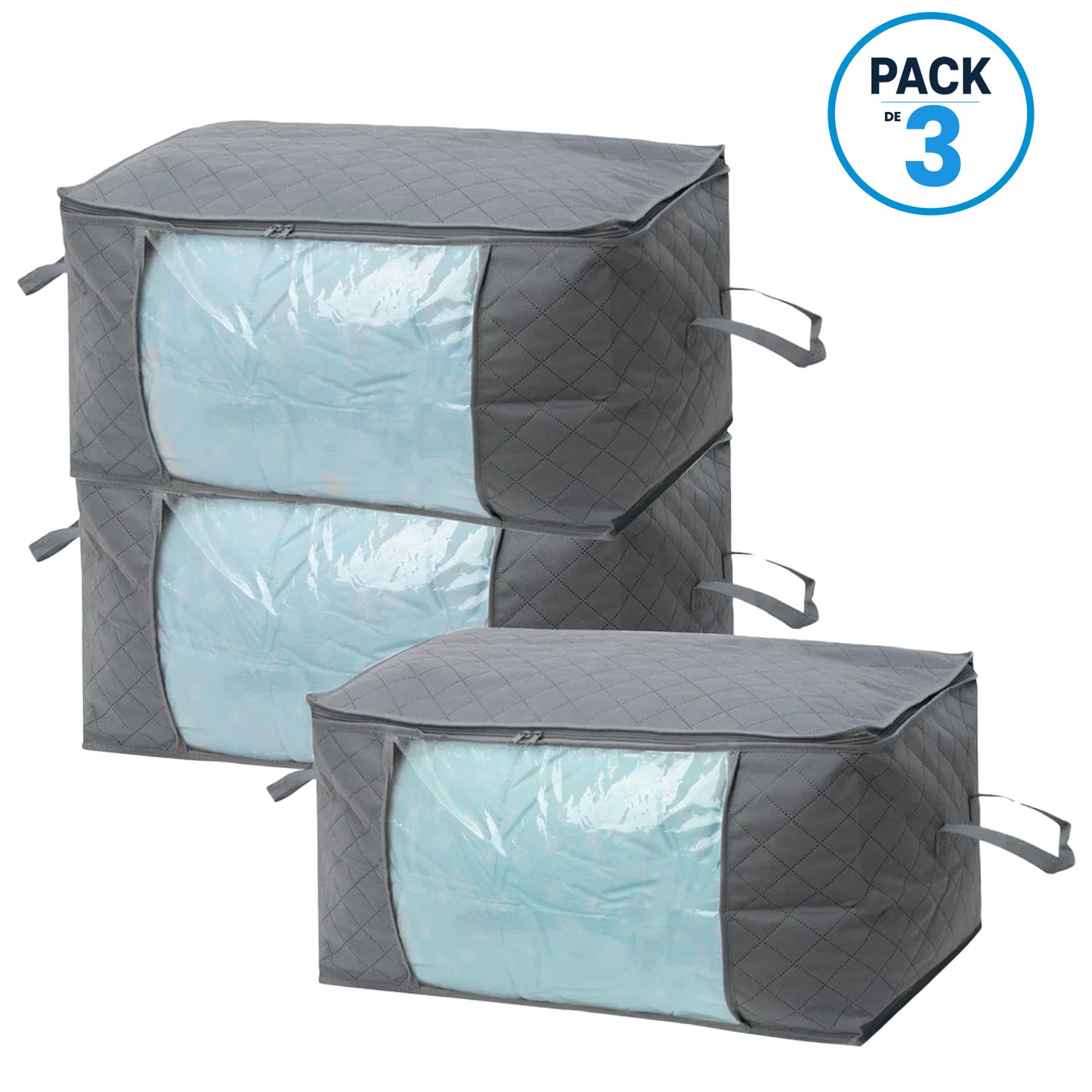Pack 3 Bolsas Organizadoras Carry All 90 litros Jumbo