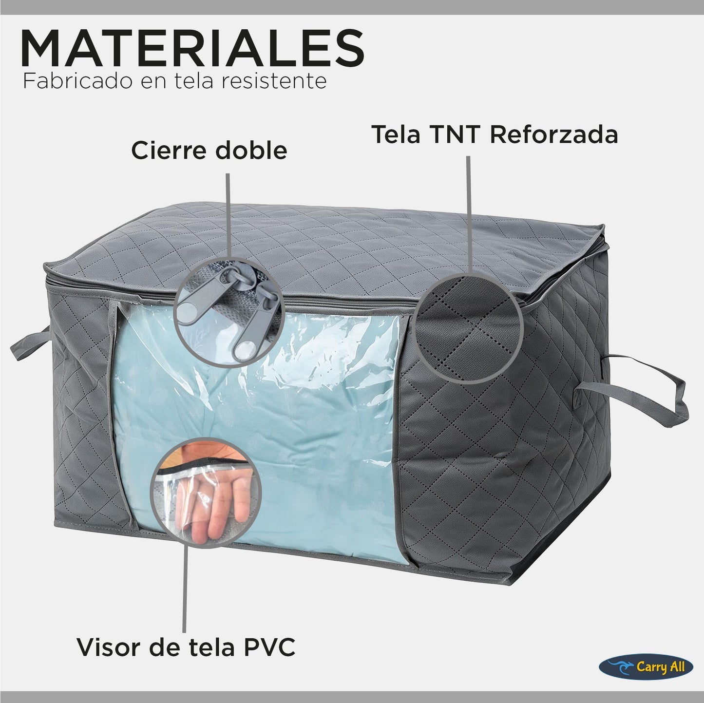 Pack 3 Bolsas Organizadoras Carry All 90 litros Jumbo