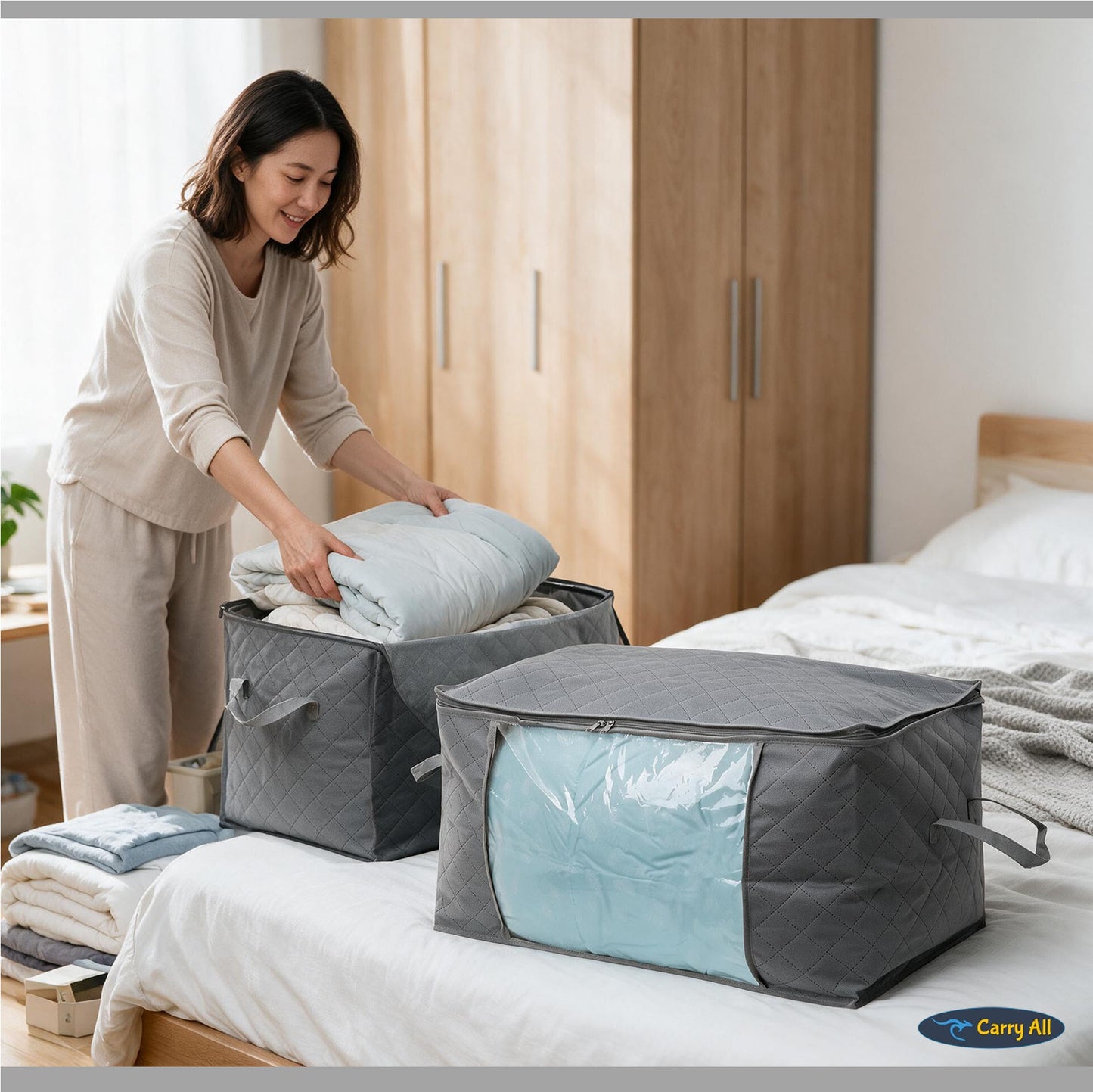 Pack 3 Bolsas Organizadoras Carry All 90 litros Jumbo