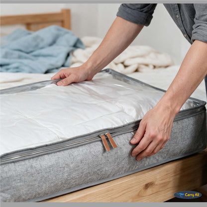 Bolso Organizador Bajo Cama Carry All 70 Litros Almacenaje Ropa Varios