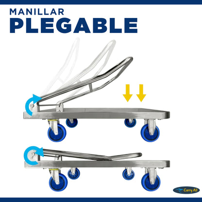 Carro De Carga Plegable Carry All Ranger 400 Kilos Tipo Plataforma