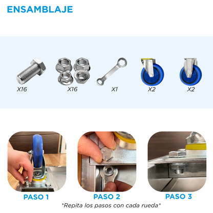 Carro De Carga Plegable Carry All Ranger 200 Kilos Tipo Plataforma