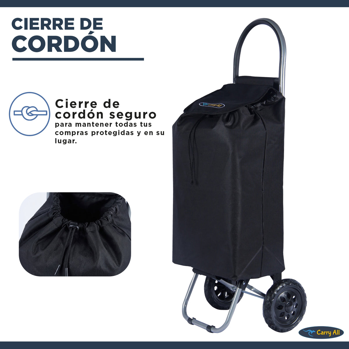 Carrito De Compras Plegable Carry All Adelaida Carro Feria