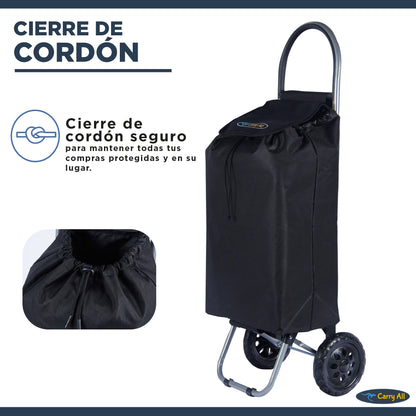 Carrito De Compras Plegable Carry All Adelaida Carro Feria