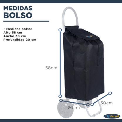 Carrito De Compras Plegable Carry All Adelaida Carro Feria