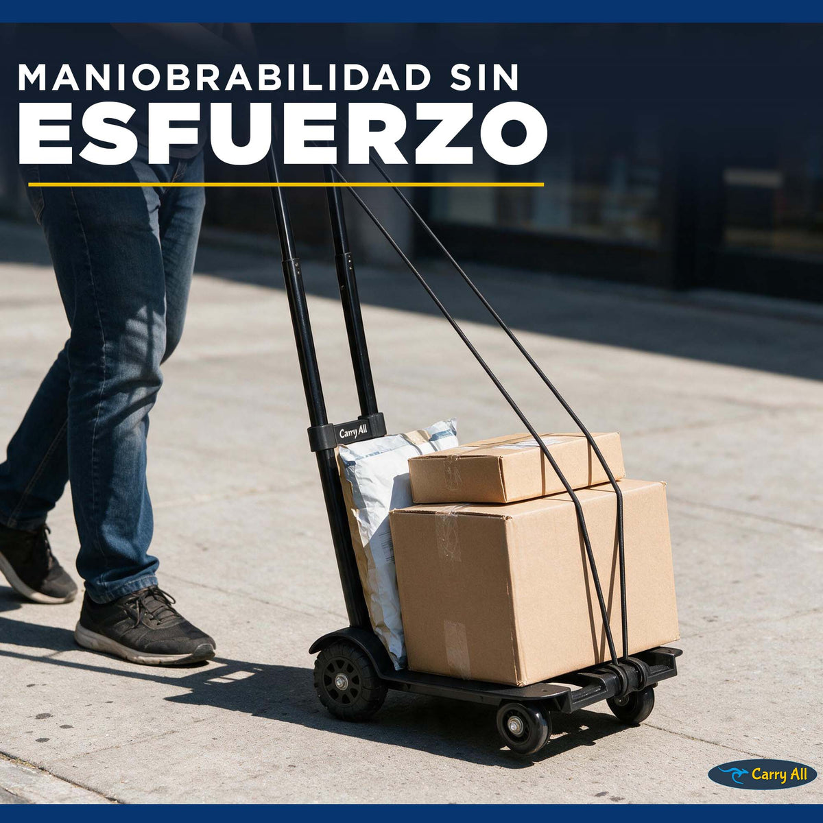 Carro Plegable De Carga Carry All Atenea 65 Kilos Tipo Plataforma Yegua