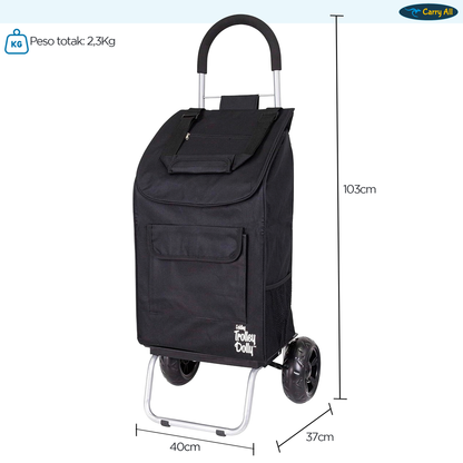 Carrito De Compras Plegable DBest Bigger Trolley Dolly  52 Litros