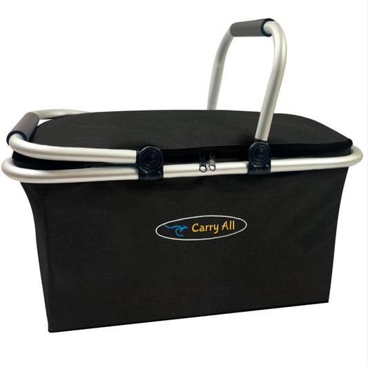 Cesta Cooler Picnic 27 Litros Carry All Go Out Canasto Térmico Plegable