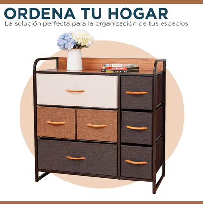 Cajonera Comoda Carry All 7 Cajones Línea Four Seasons