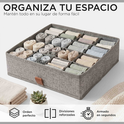 Organizador 16 Divisiones Carry All Ropa Interior Calcetines Accesorio