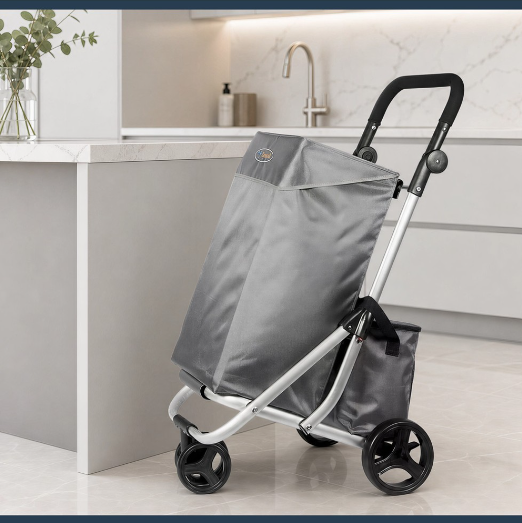 Carrito De Compras Plegable Carry All Vancouver 70 Litros Con Cooler