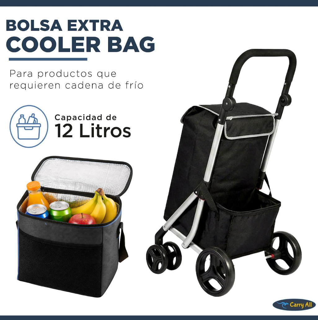 Carrito De Compras Plegable Carry All Premium Carro Feria Yegua Gympie