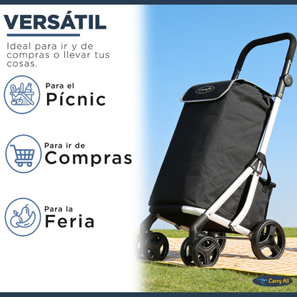 Carrito De Compras Plegable Carry All Premium Carro Feria Yegua Gympie