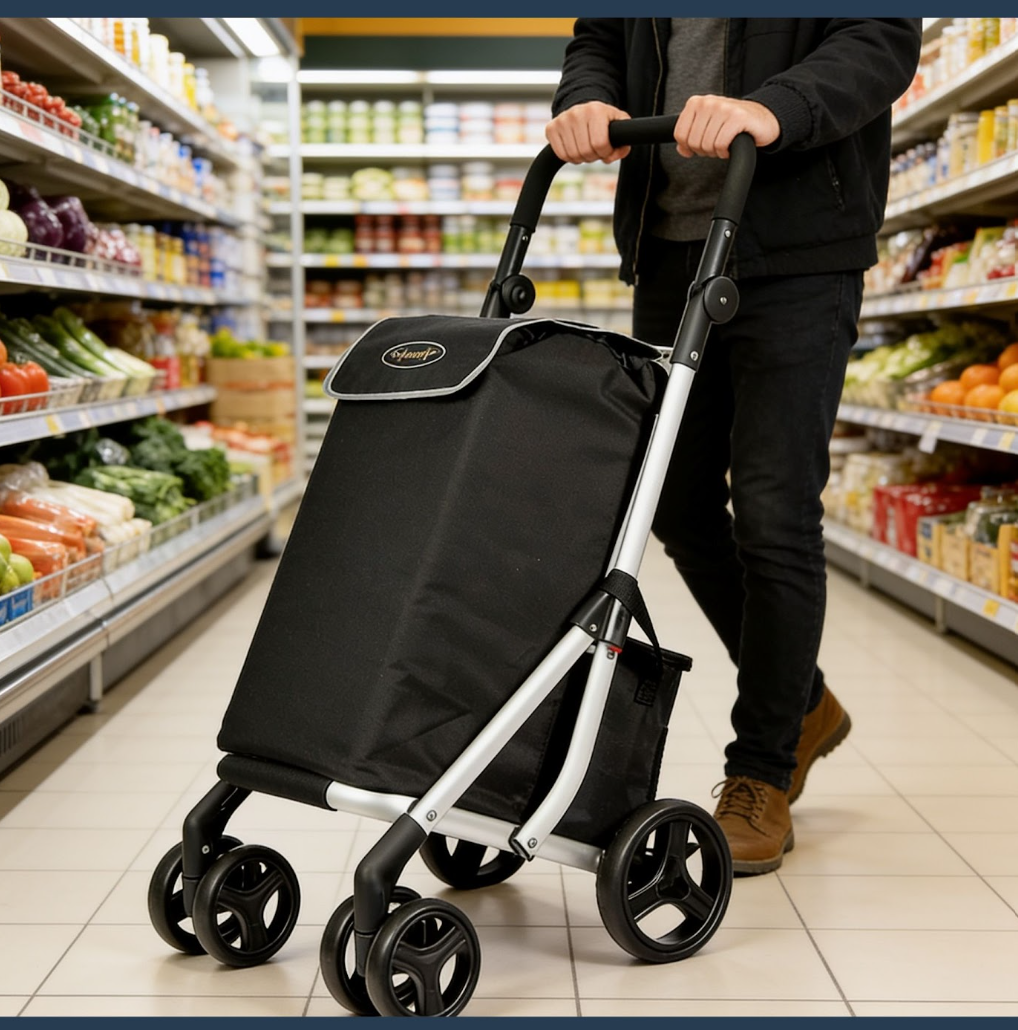 Carrito De Compras Plegable Carry All Premium Carro Feria Yegua Gympie