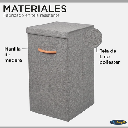Cesta Canasto Ropa Carry All 78 Litros Plegable Con Tapa