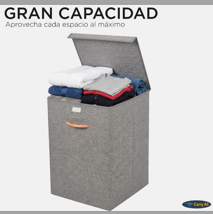 Cesta Canasto Ropa Carry All 78 Litros Plegable Con Tapa