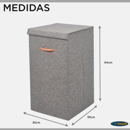 Cesta Canasto Ropa Carry All 78 Litros Plegable Con Tapa