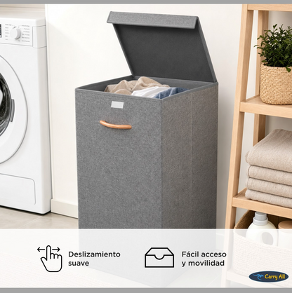 Cesta Canasto Ropa Carry All 78 Litros Plegable Con Tapa