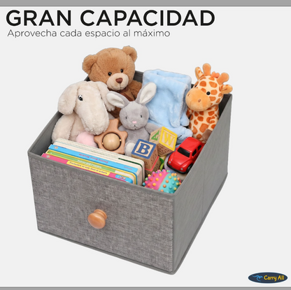 Pack 3 Cajitas Organizadoras Carry All Closet Ropa Accesorios L