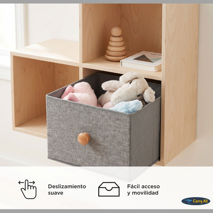 Pack 3 Cajitas Organizadoras Carry All Closet Ropa Accesorios L