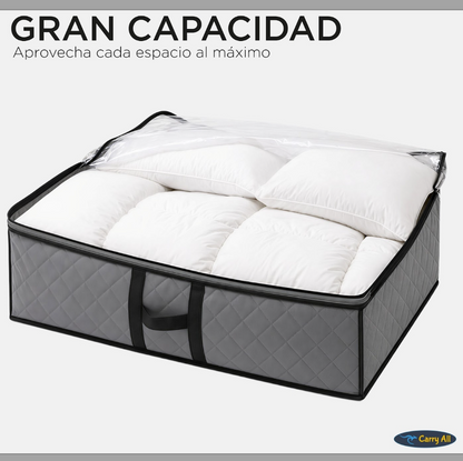 Pack 2 Bolsos Organizadores Bajo Cama Carry All 75 Litros Almacenaje Ropa Varios