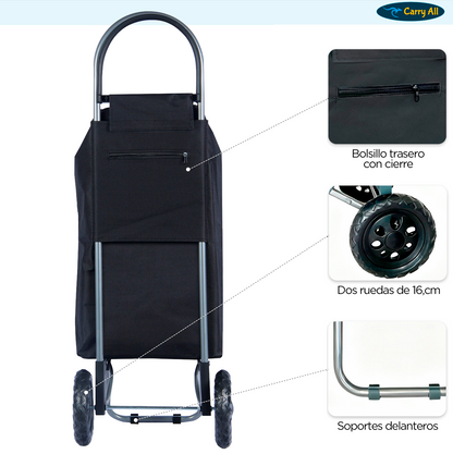 Carrito De Compras Plegable Carry All Adelaida Carro Feria