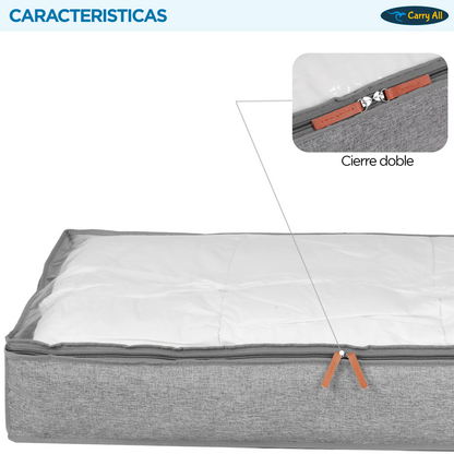 Bolso Organizador Bajo Cama Carry All 70 Litros Almacenaje Ropa Varios