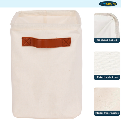 Cesta Organizadora Plegable Carry All De Lino S