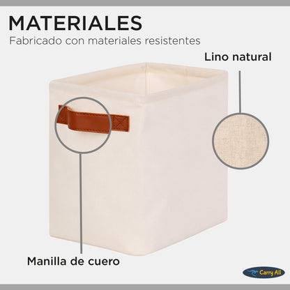 Cesta Organizadora Plegable Carry All De Lino S