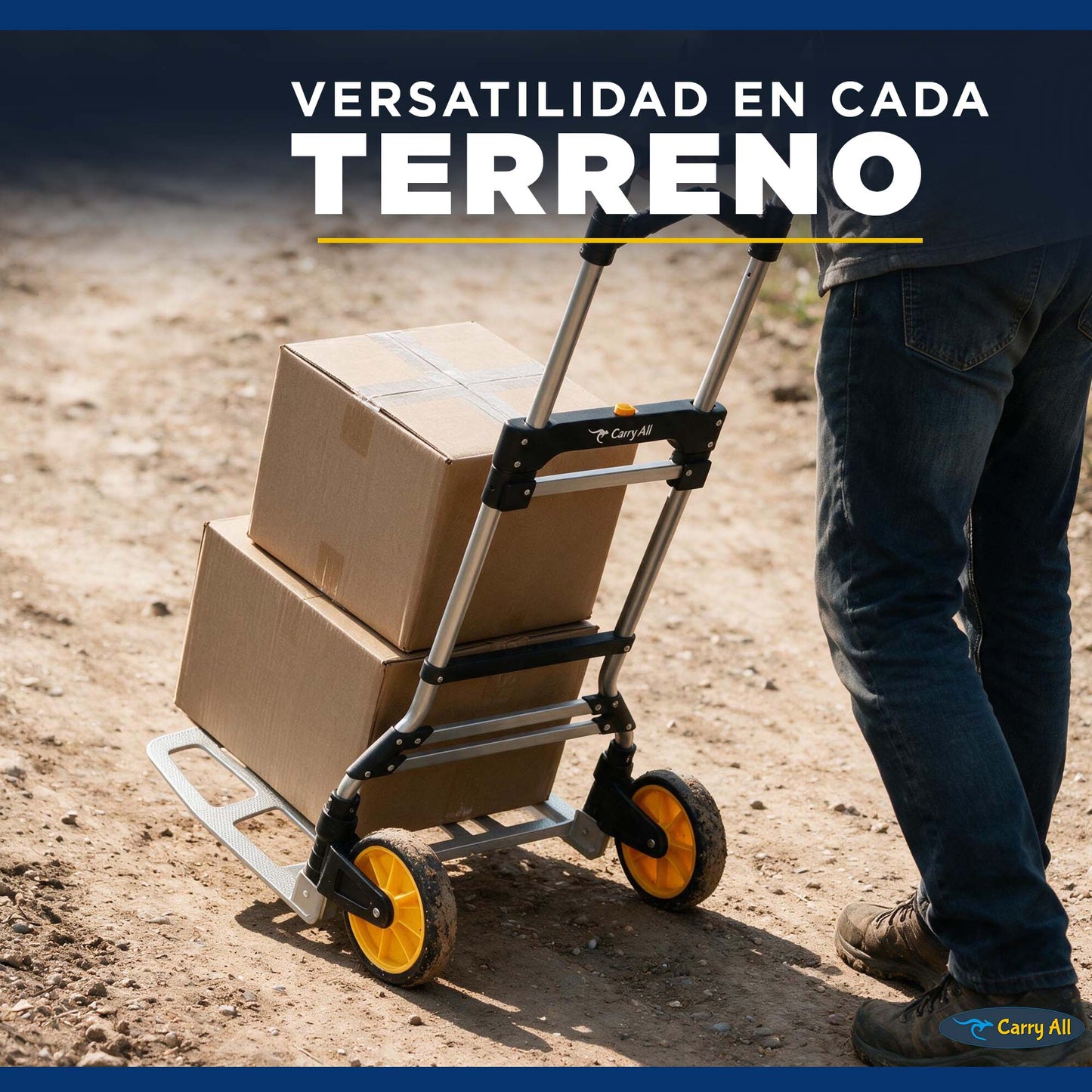Carro De Carga Plegable Equus 150 Kilos Carry All Tipo Yegua