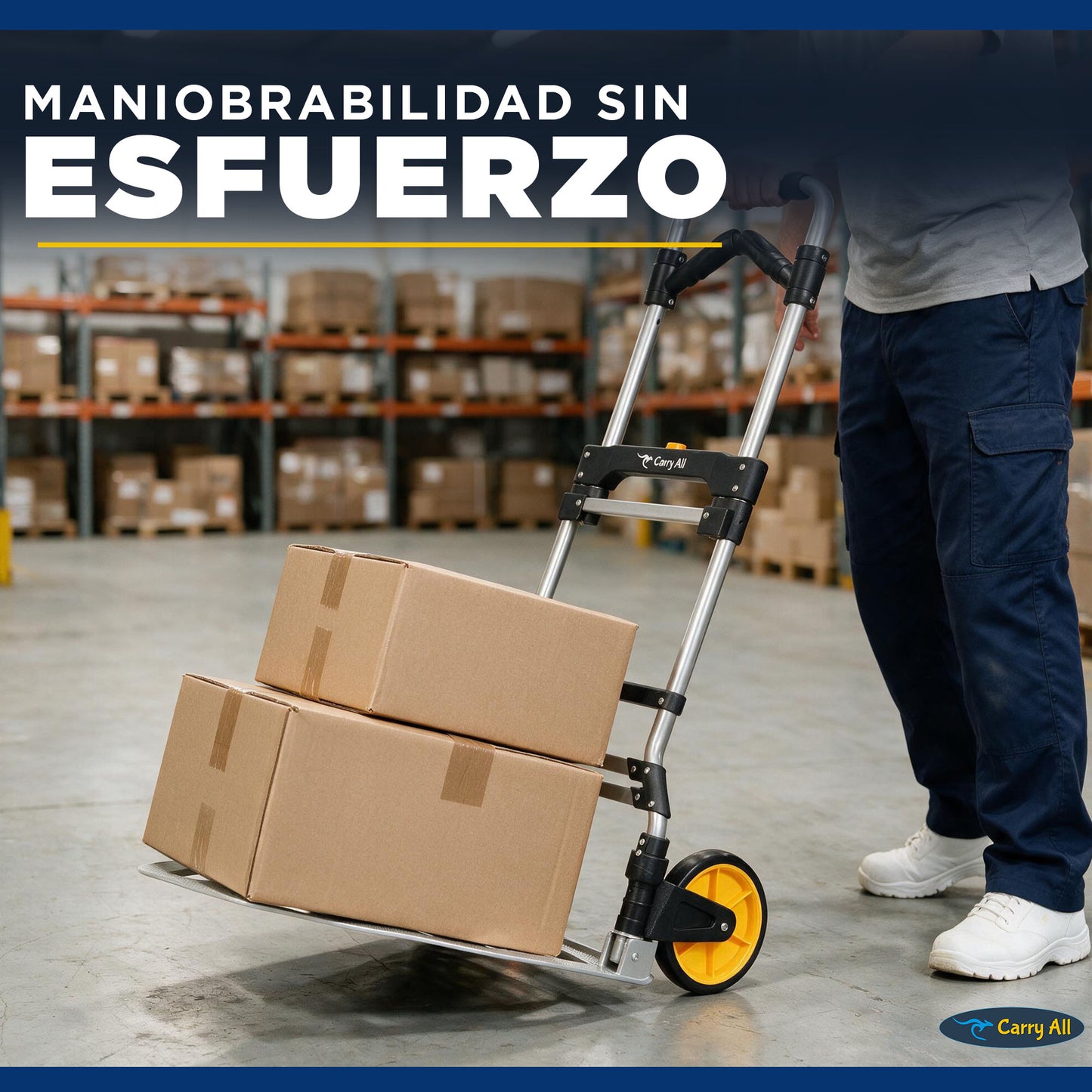Carro De Carga Plegable Equus 150 Kilos Carry All Tipo Yegua