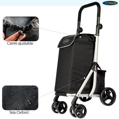 Carrito De Compras Plegable Carry All Premium Carro Feria Yegua Gympie