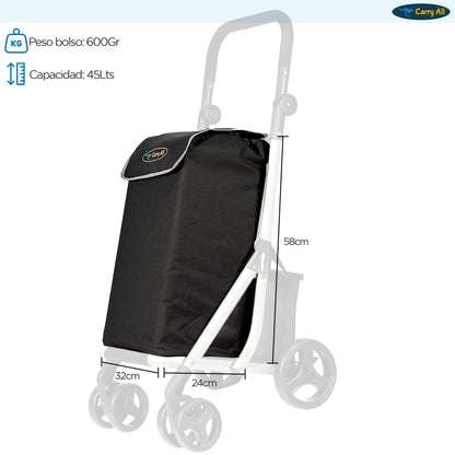 Carrito De Compras Plegable Carry All Premium Carro Feria Yegua Gympie
