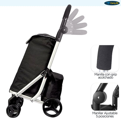 Carrito De Compras Plegable Carry All Premium Carro Feria Yegua Gympie
