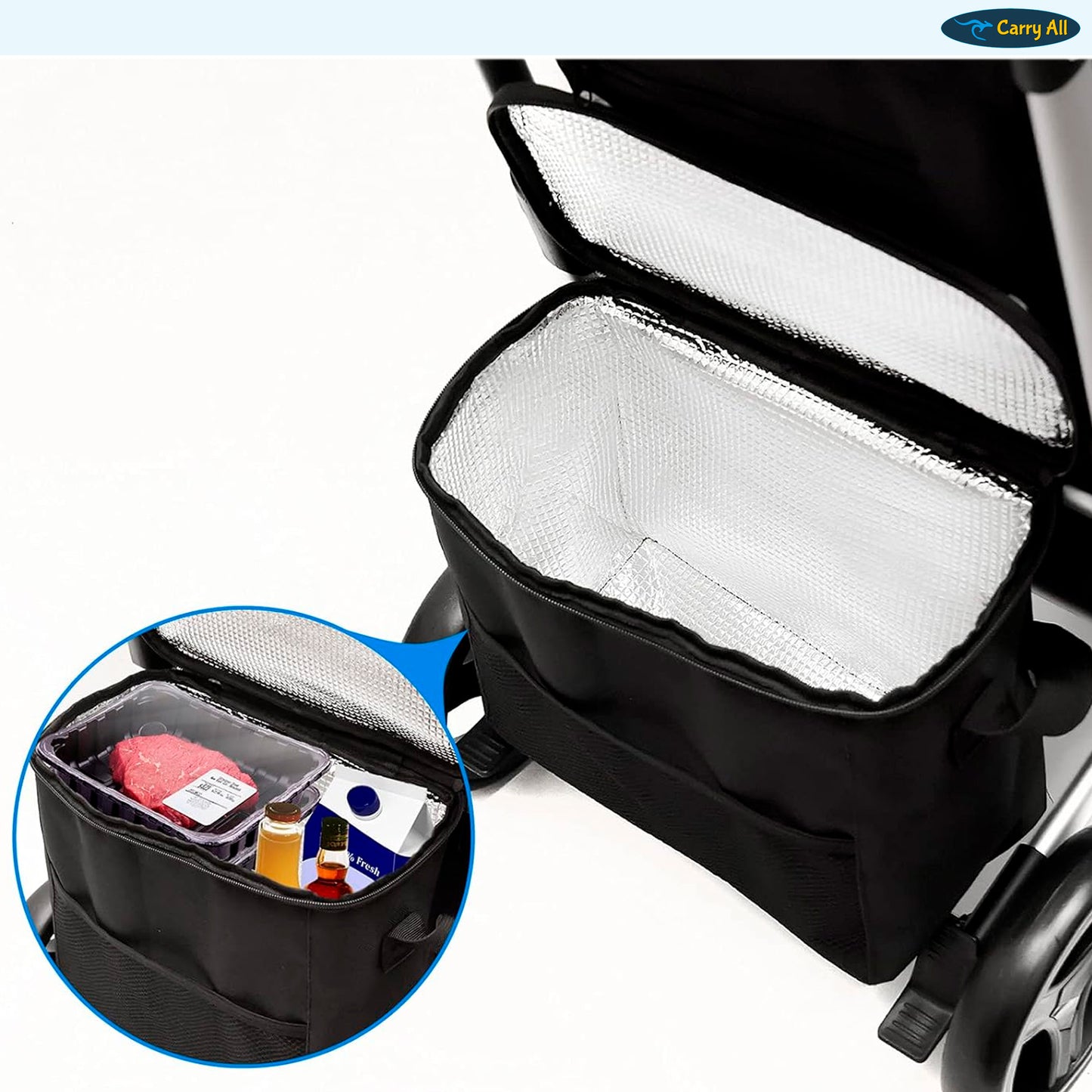 Carrito De Compras Plegable Carry All Premium Carro Feria Yegua Gympie