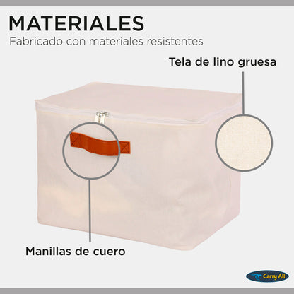 Pack 4 Bolsas Organizadoras Plegables Carry All De Lino M