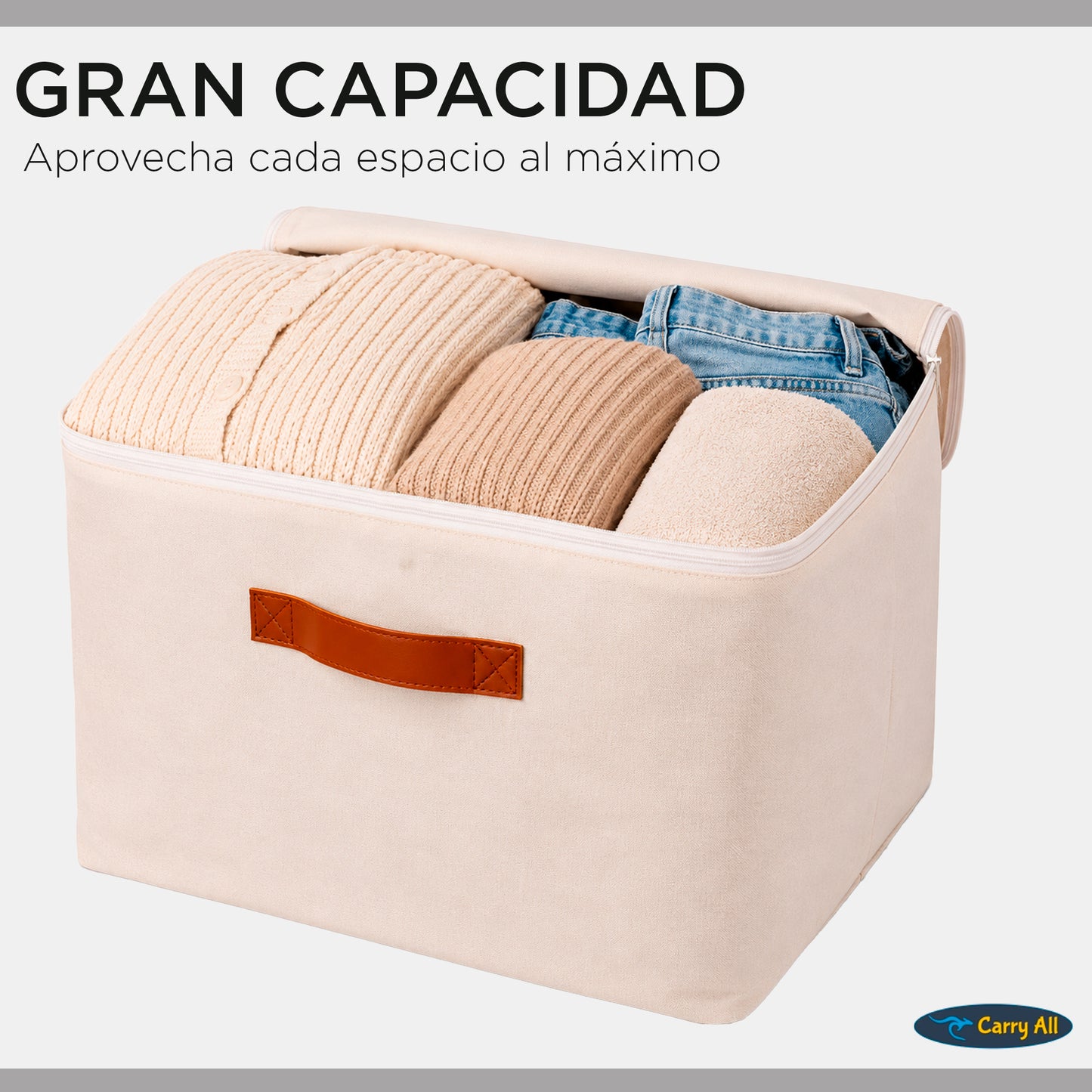 Pack 4 Bolsas Organizadoras Plegables Carry All De Lino M