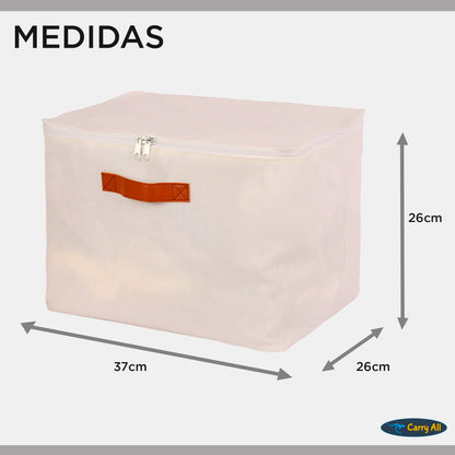 Pack 4 Bolsas Organizadoras Plegables Carry All De Lino M