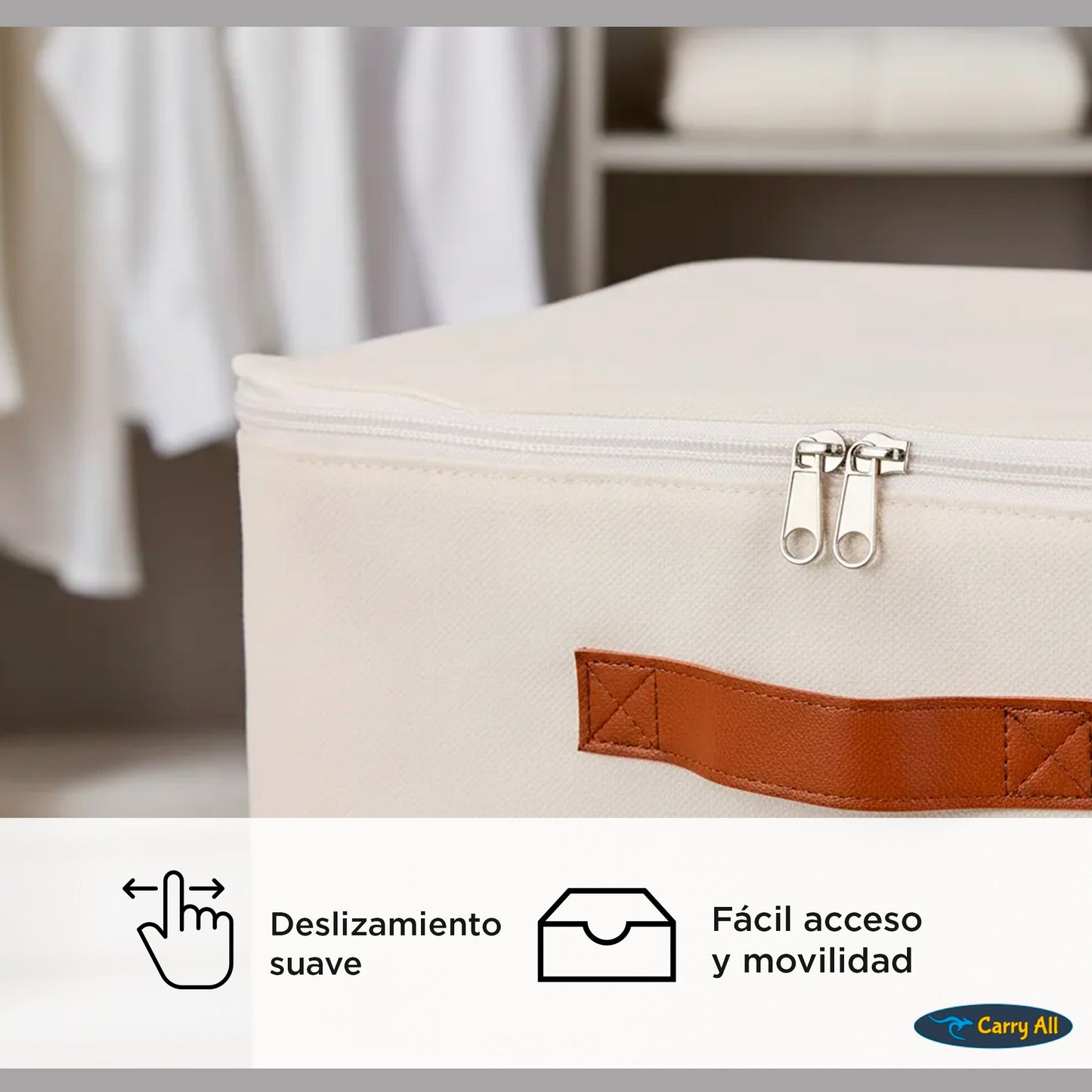 Pack 4 Bolsas Organizadoras Plegables Carry All De Lino M