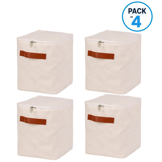 Pack 4 Bolsas Organizadoras Plegables Carry All De Lino S