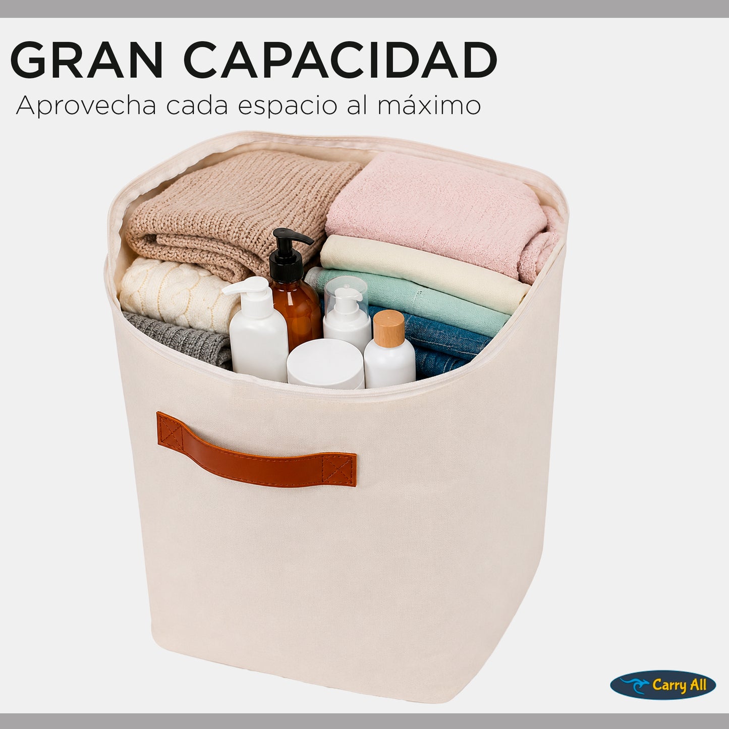 Pack 4 Bolsas Organizadoras Plegables Carry All De Lino S