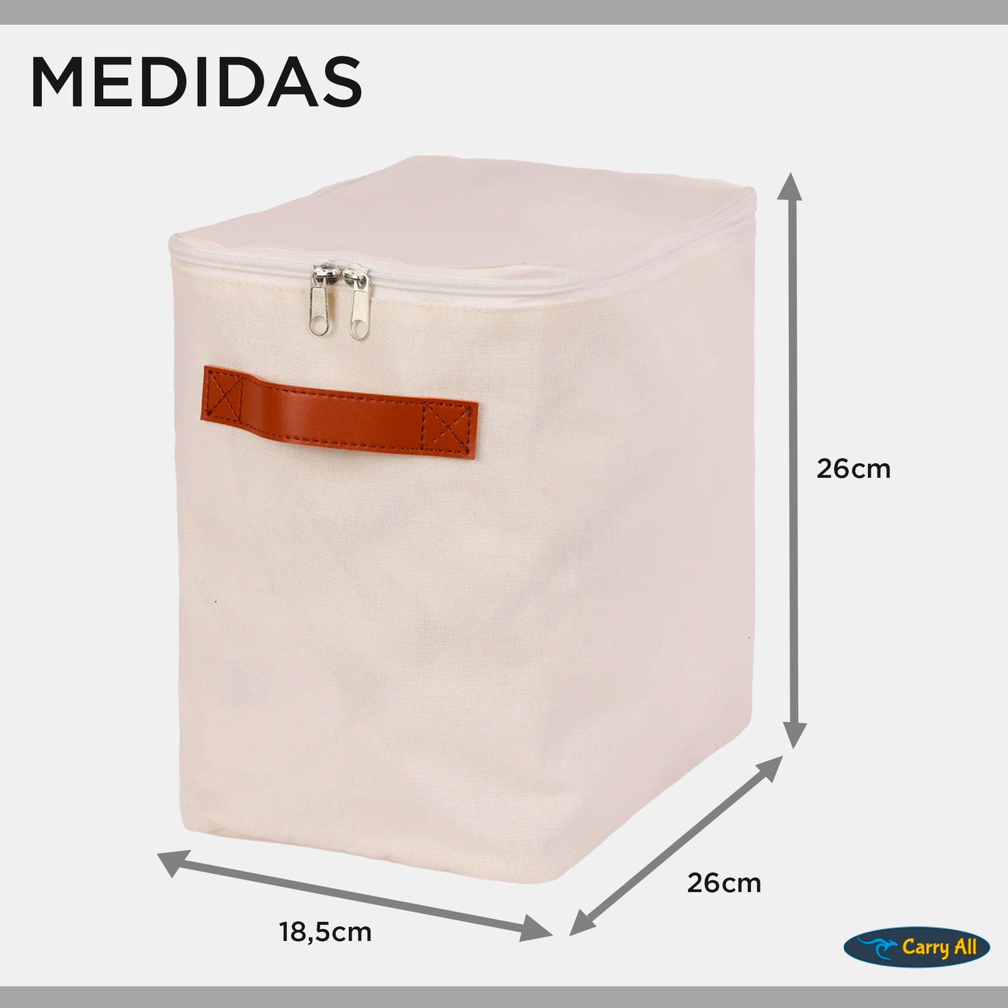 Pack 4 Bolsas Organizadoras Plegables Carry All De Lino S